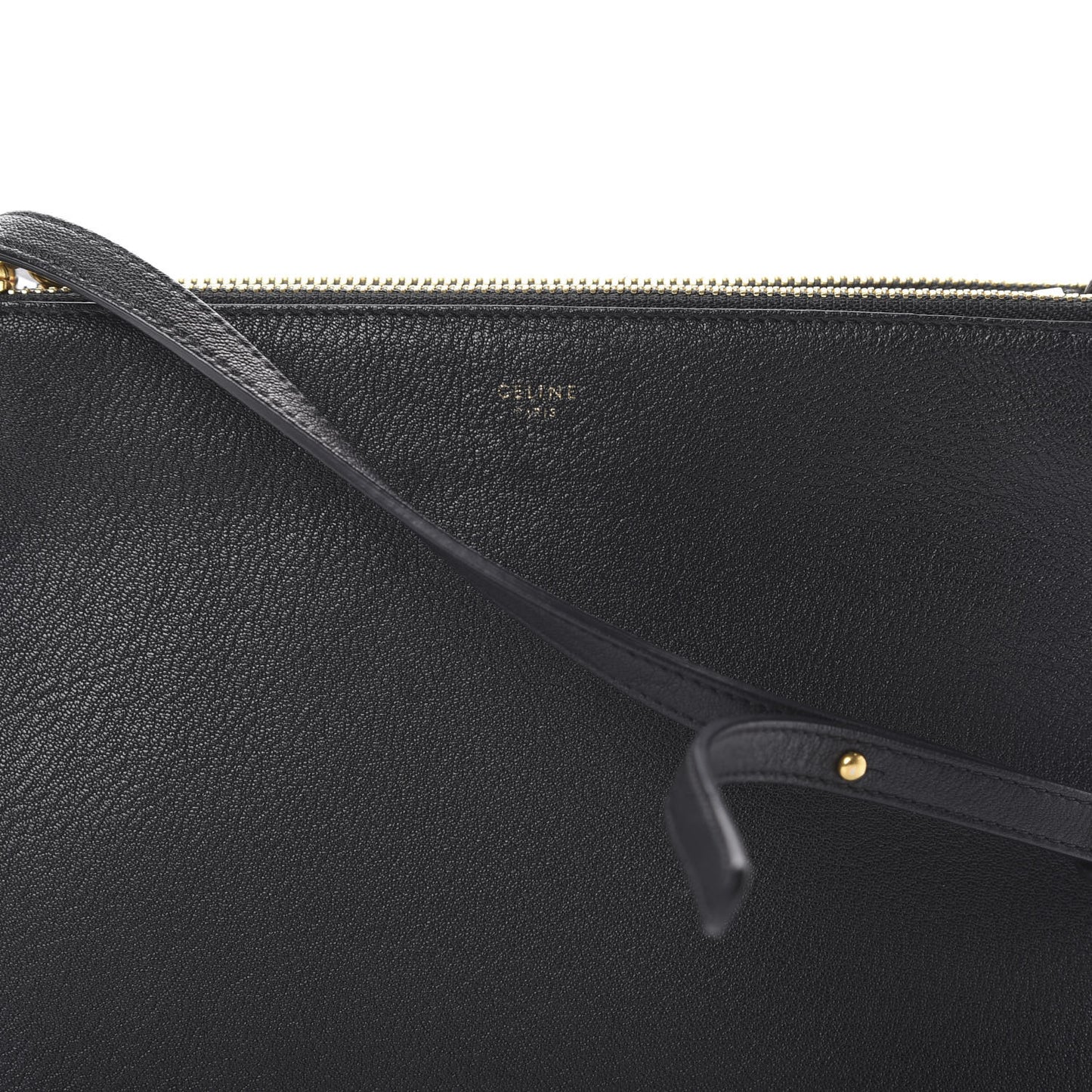 Lambskin Small Trio Crossbody Bag Black