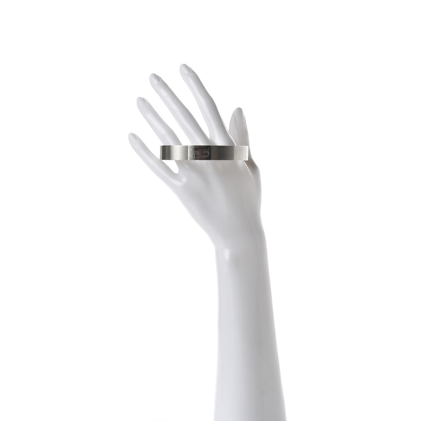 Brushed Paladium Jet Bracelet