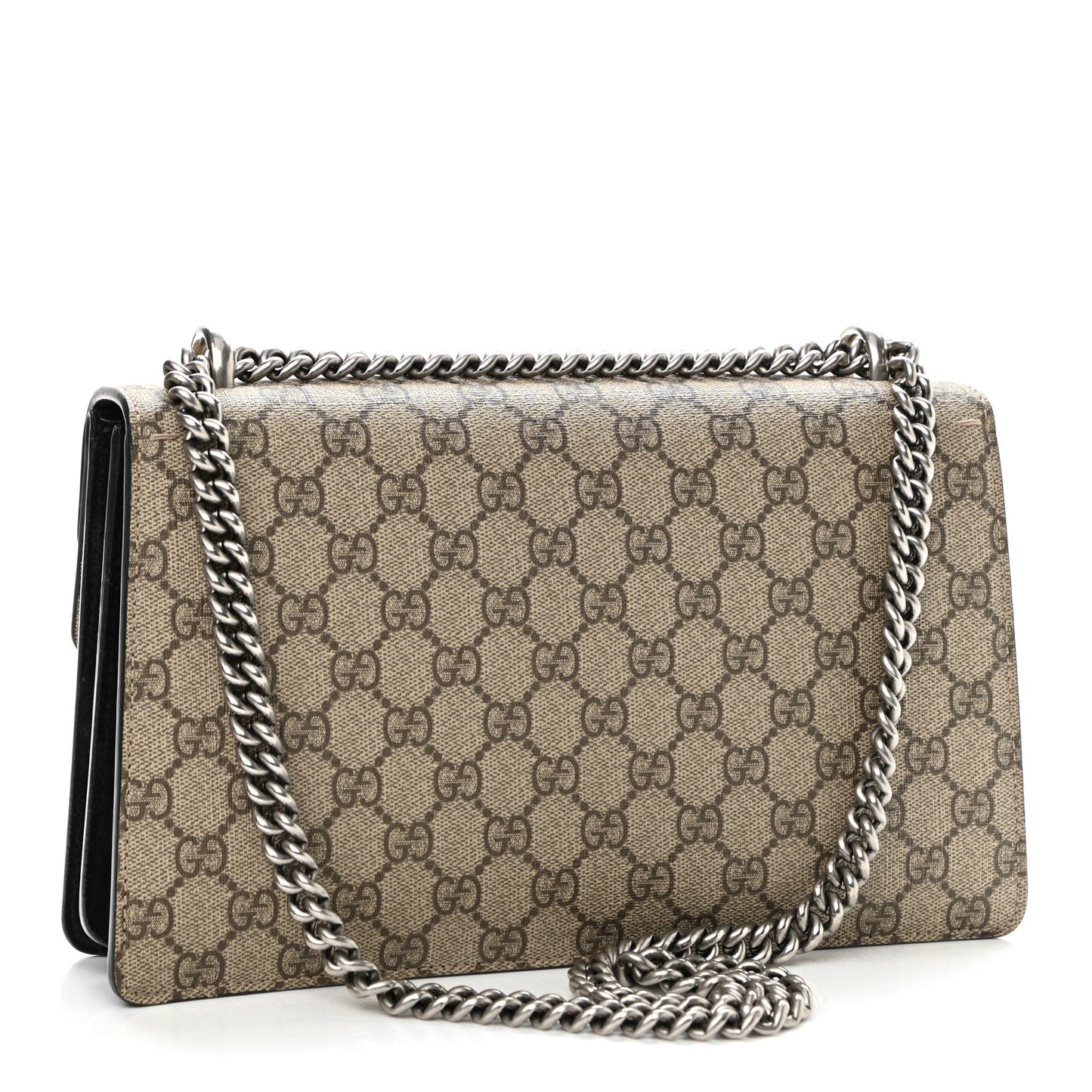 GG Supreme Monogram Small Dionysus Shoulder Bag Black