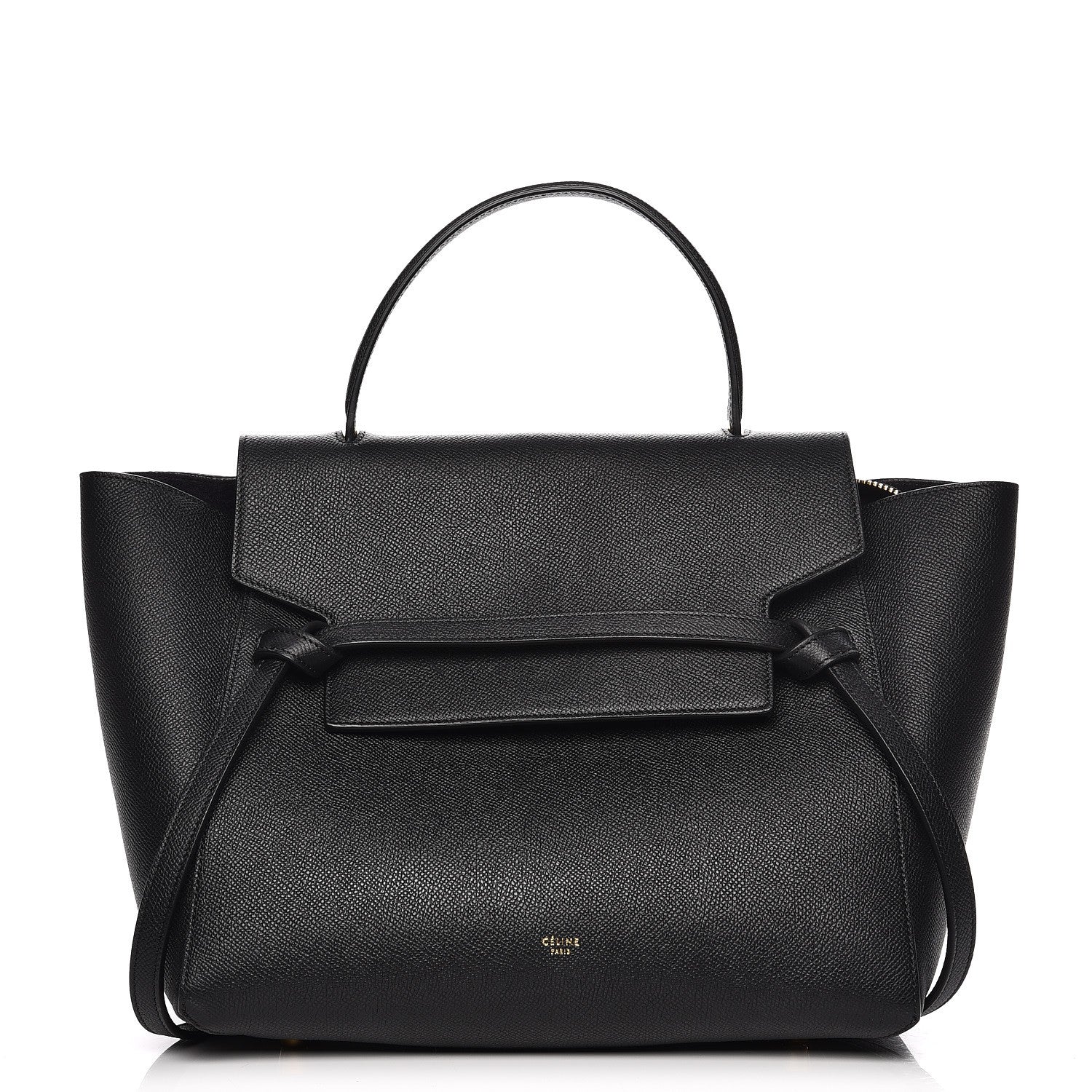 Celine Grained Calfskin Mini Belt Bag Black 1 of 14