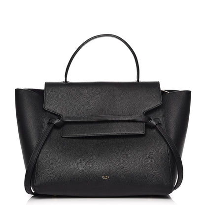 Celine Grained Calfskin Mini Belt Bag Black 1 of 14
