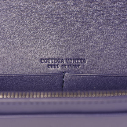 Bottega Veneta Nappa Intrecciato Continental Wallet on Chain Atlantic 6 of 13