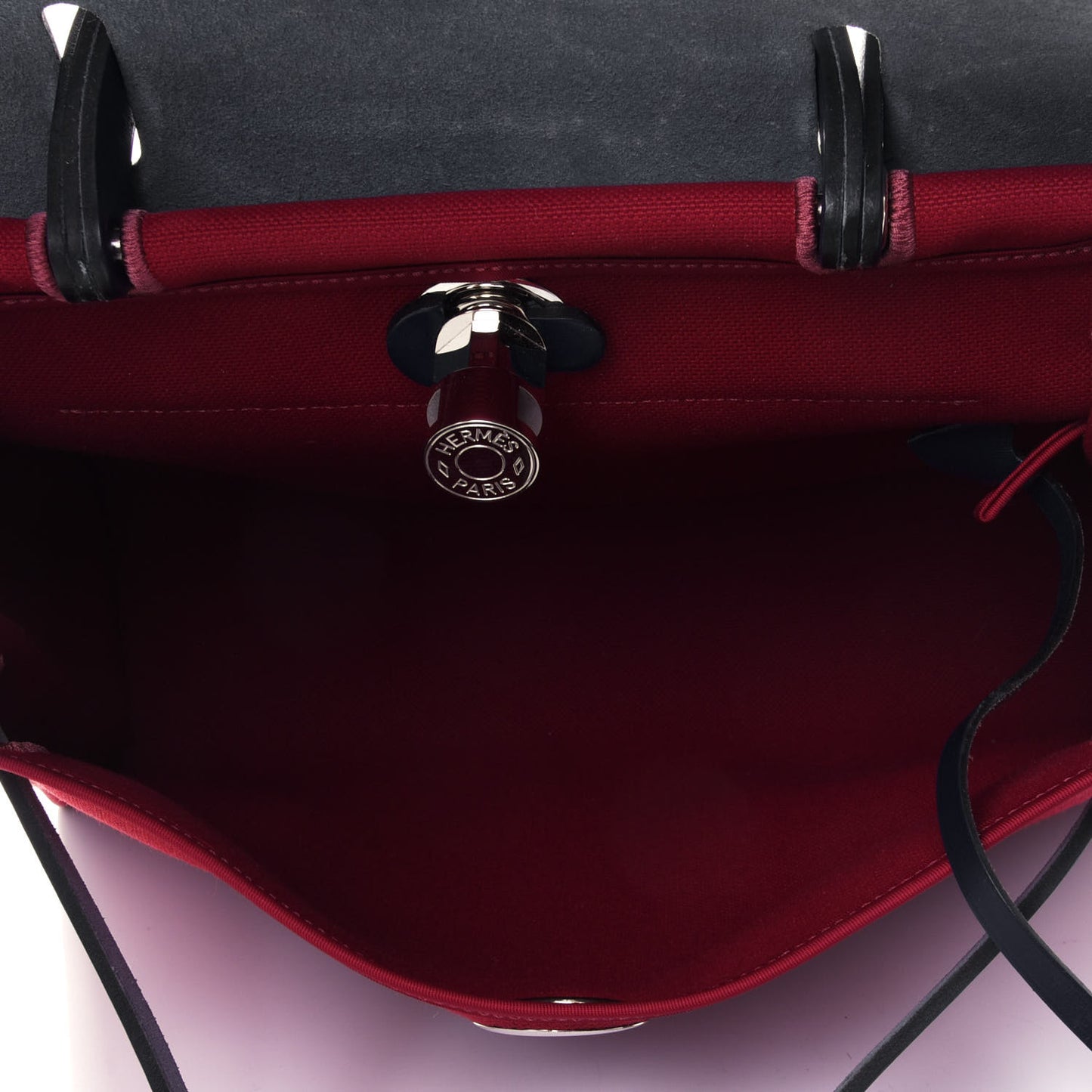Military Toile Vache Hunter Herbag Zip 31 PM Rouge Grenat Bleu Indigo