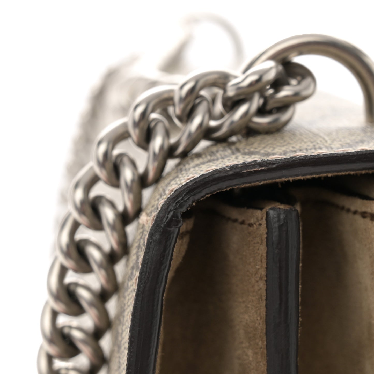 GG Supreme Monogram Small Dionysus Shoulder Bag Taupe