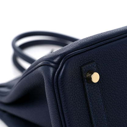 Hermes Togo Birkin 30 Bleu Nuit 8 of 12