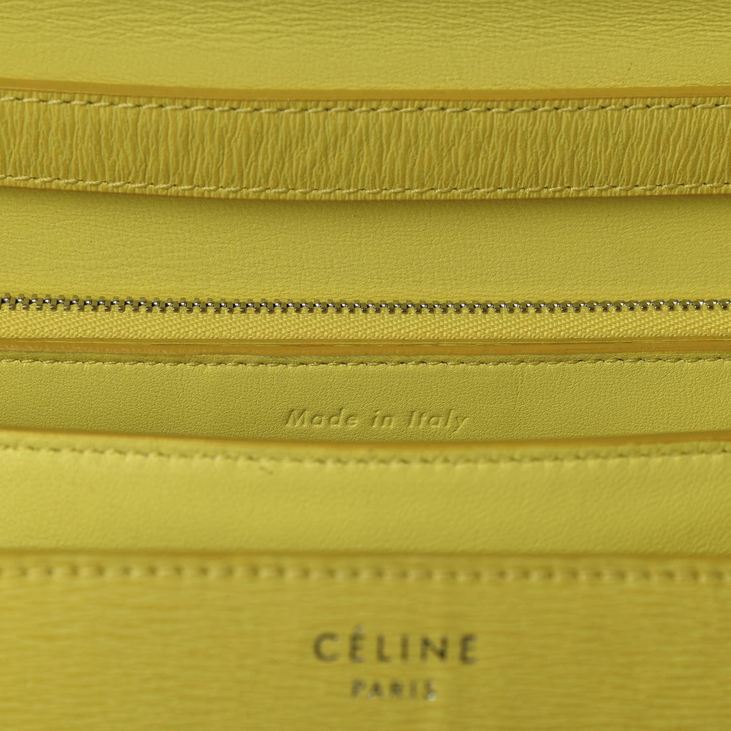 Liege Calfskin Medium Classic Box Flap Bag Fluo Yellow