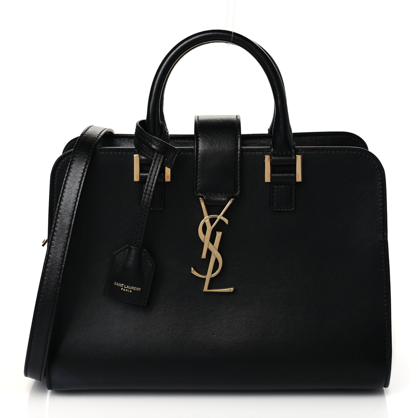 Calfskin Monogram Baby Cabas Black