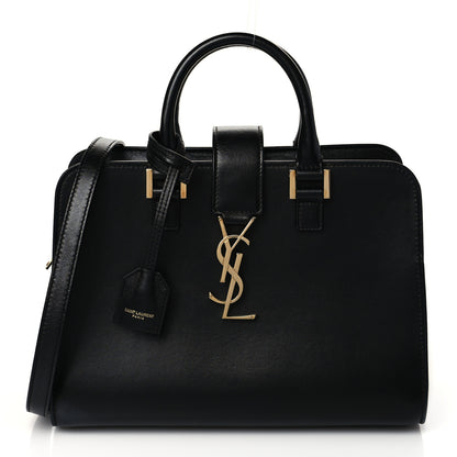 Saint Laurent Calfskin Monogram Baby Cabas Black 1 of 9
