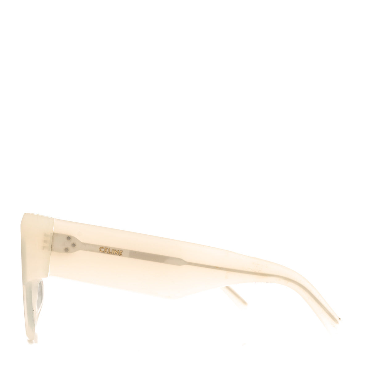 Celine Rectangular Sunglasses CL400921 Transparent White 3 of 7