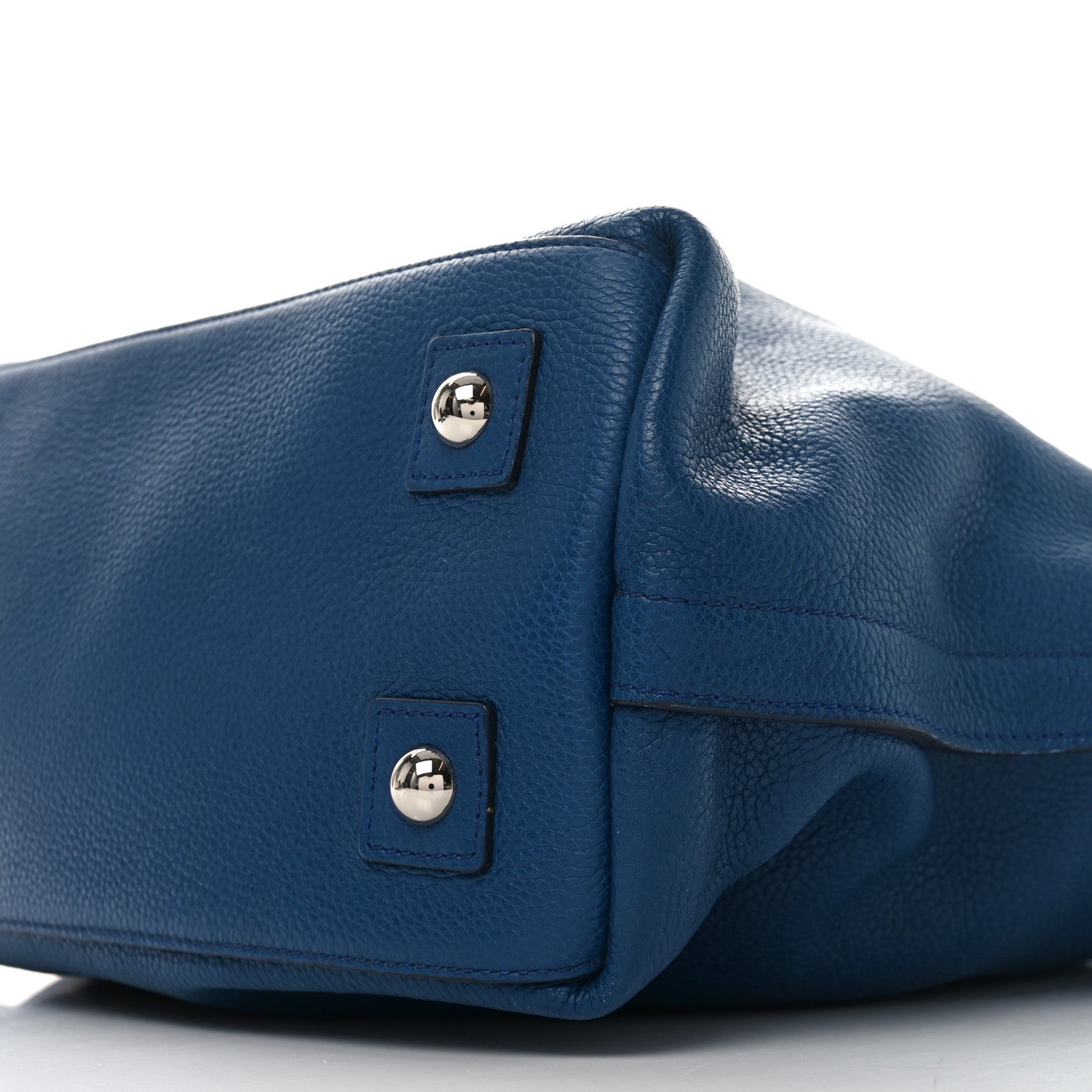 Mulberry Classic Grained Calfskin Alice Satchel Blue 9 of 9