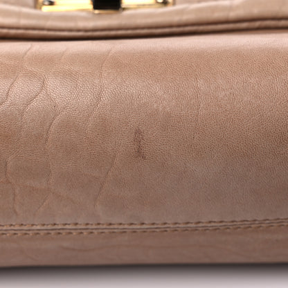 Lanvin Lambskin Quilted Medium Happy Shoulder Bag Mastic 12 of 17