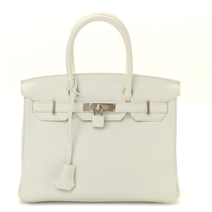 Hermes Togo Birkin 30 White 1 of 12