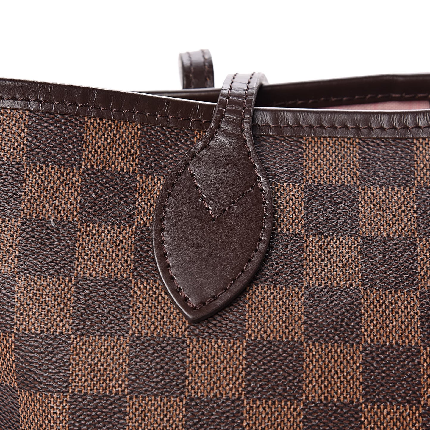 Damier Ebene Neo Neverfull MM Rose Ballerine