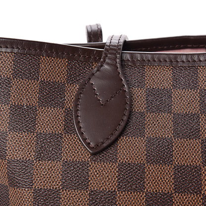Louis Vuitton Damier Ebene Neo Neverfull MM Rose Ballerine 12 of 17