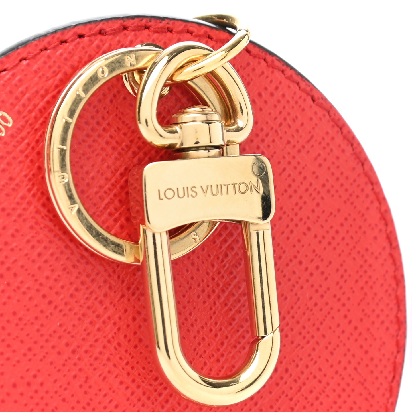 Monogram 2020 Christmas Animation Bumper Cars Bag Charm Key Ring Coquelicot