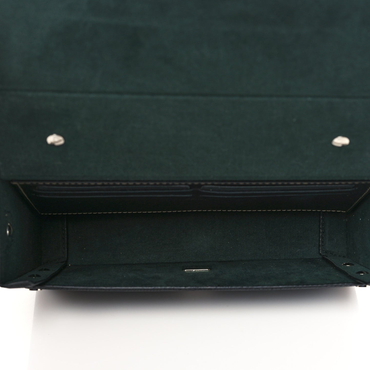 Vitello King FF Lines Embossed Baguette Soft Trunk Black