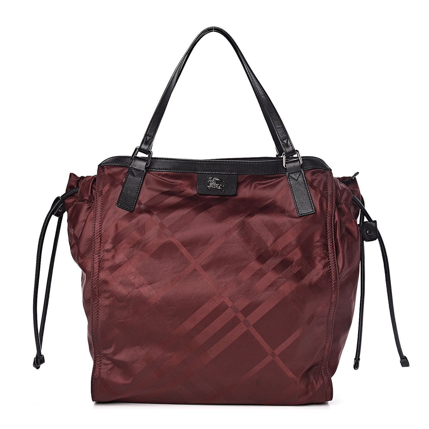 Nylon Buckleigh Packable Tote Bag Burgundy Red