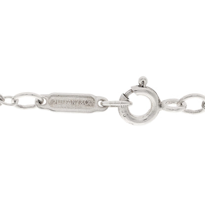 Tiffany Sterling Silver Large Crown Key Pendant Necklace 4 of 5