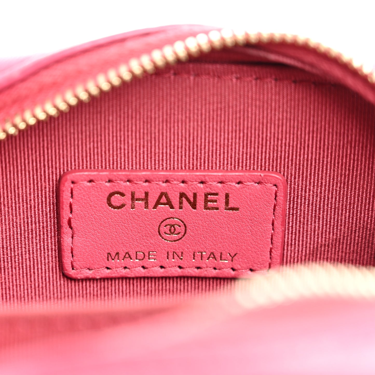 Lambskin Quilted Phone Holder Wallet On Chain WOC Pink