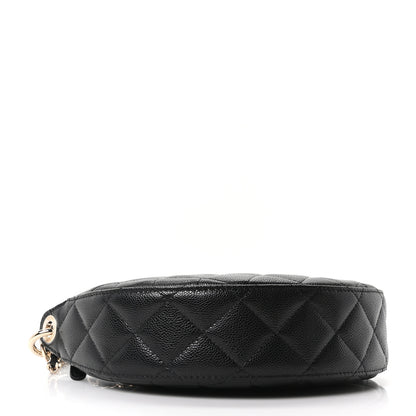 Chanel Caviar Quilted Other Shape With Chain Black 3 of 10