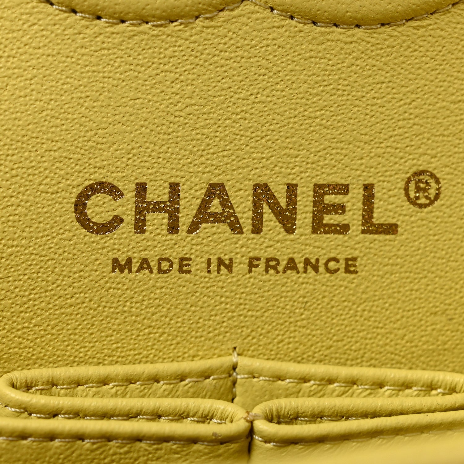 Chanel Caviar Quilted Small Double Flap Light Yellow 6 of 11