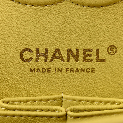 Chanel Caviar Quilted Small Double Flap Light Yellow 6 of 11