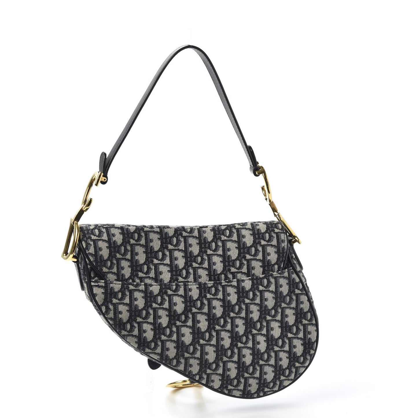 Oblique Saddle Bag Blue