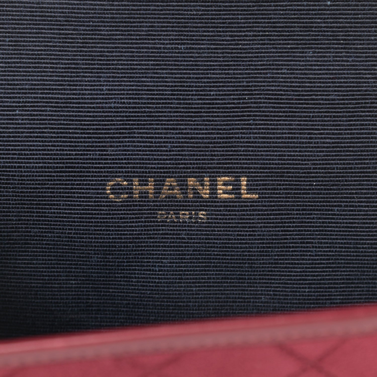 Chanel Suede Quilted Flap Clutch Red 6 of 10