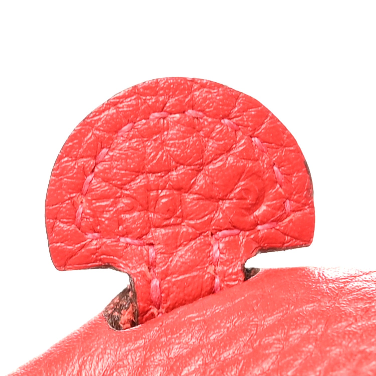 Hermes Taurillon Clemence Amazone Evelyne TPM Rouge Casaque Crevette 6 of 10
