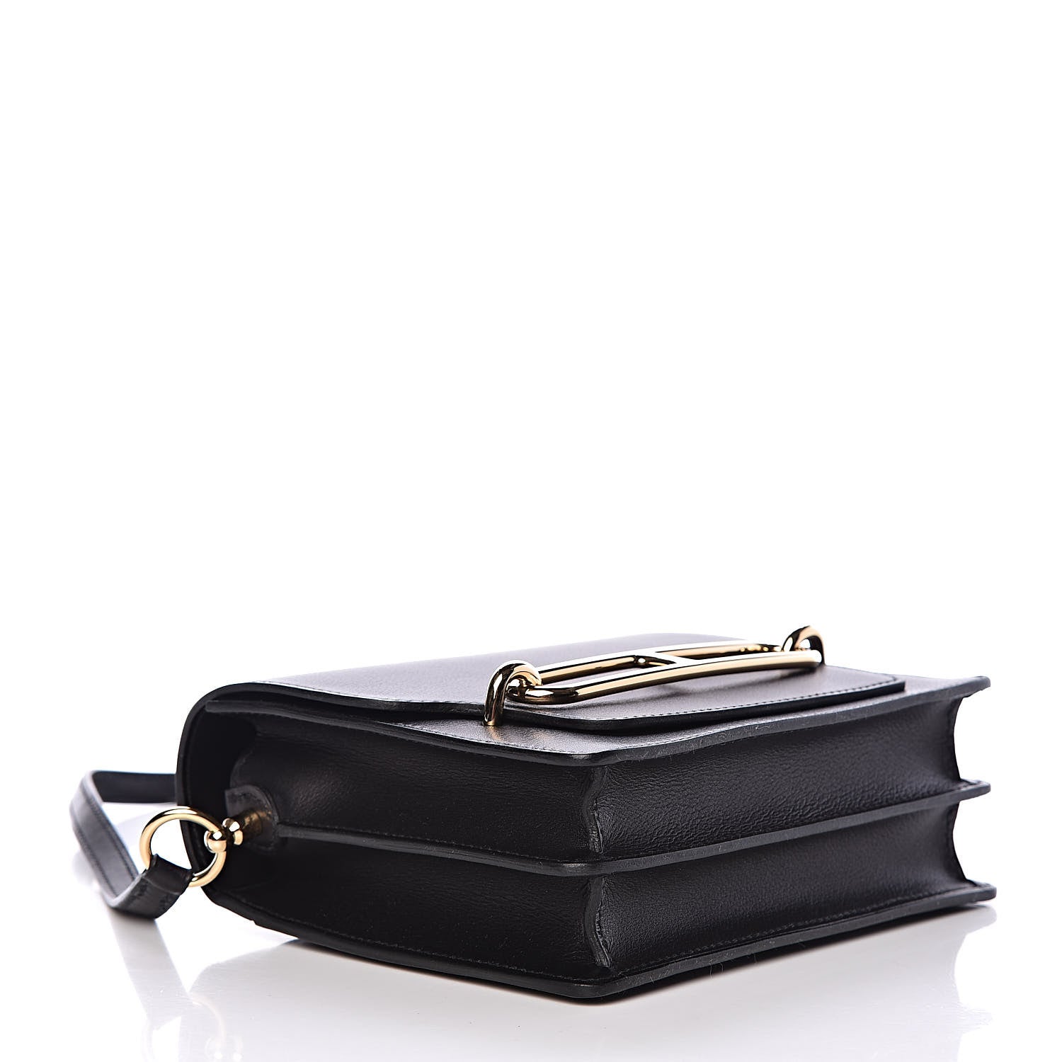 Hermes Evergrain Mini Sac Roulis Black 4 of 11
