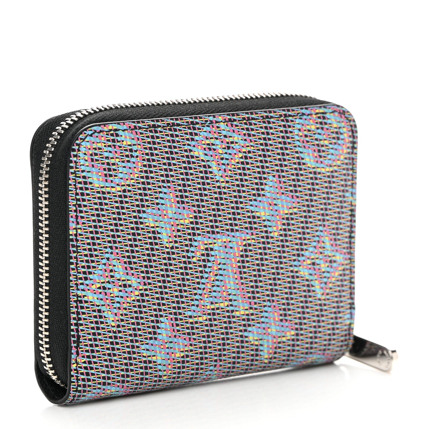 Louis Vuitton Calfskin Monogram LV Pop Zippy Coin Purse Blue 3 of 7