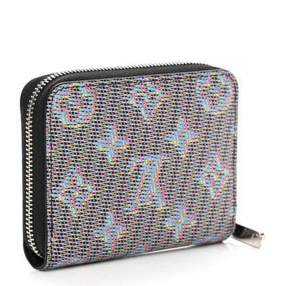 Louis Vuitton Calfskin Monogram LV Pop Zippy Coin Purse Blue 3 of 7