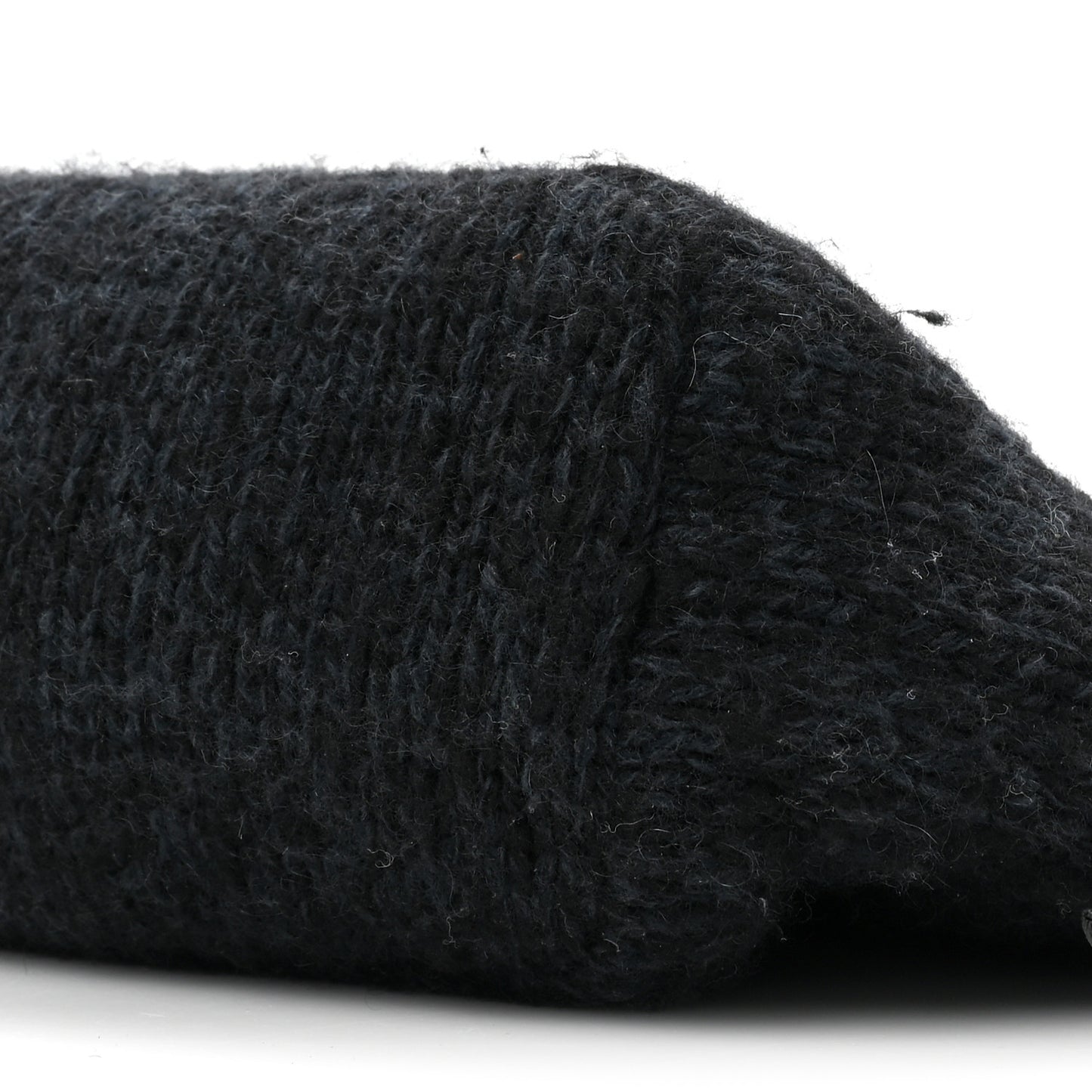 Wool Pochette Black Blue