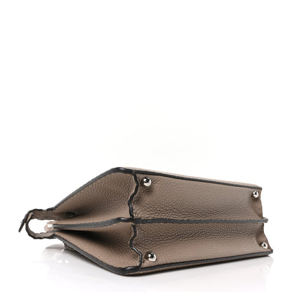 Fendi Cuoio Romano Selleria Chamois Medium Peekaboo I SEE U Satchel Corda Camelia Cipria 4 of 9