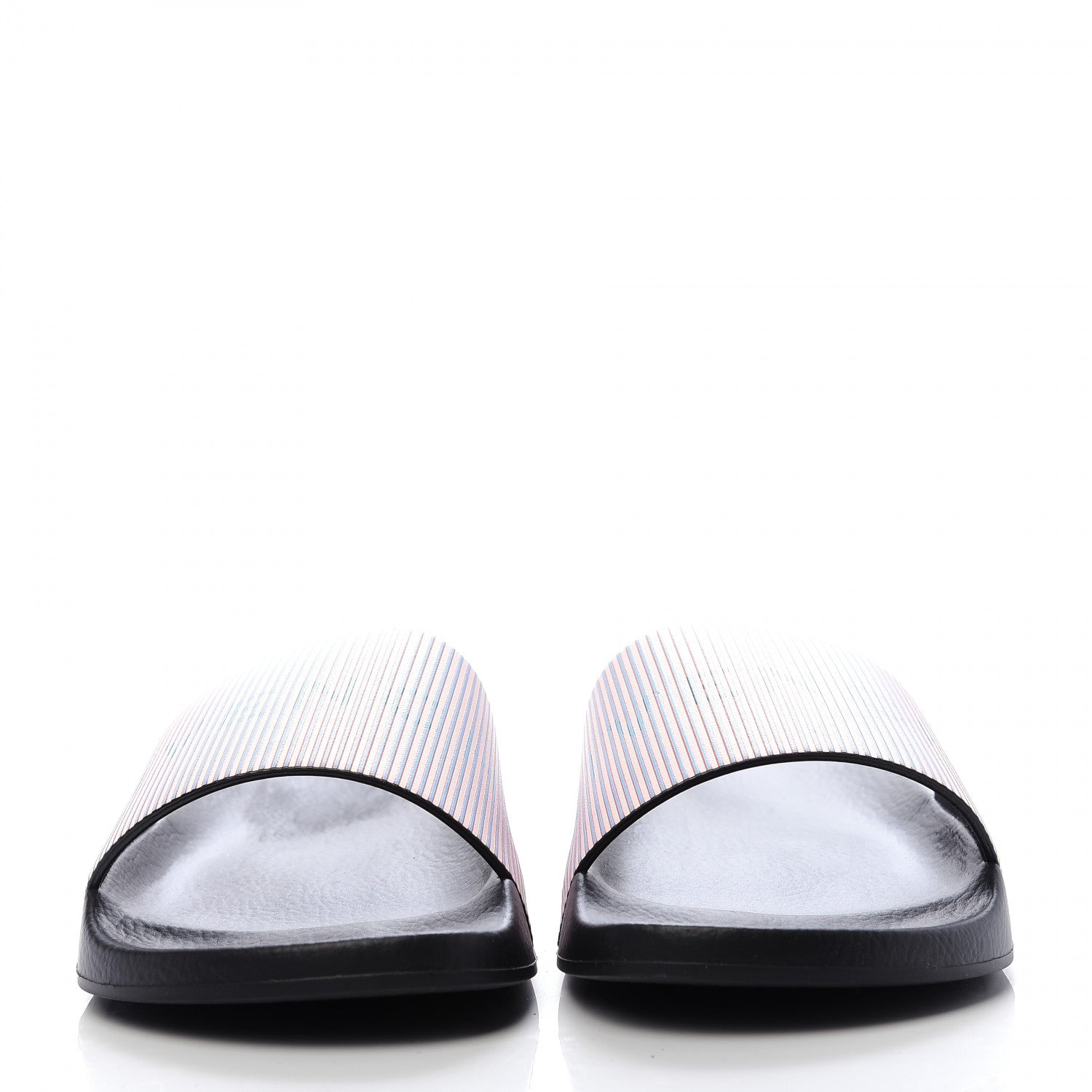 Givenchy Metallic Calfskin Logo Womens Pool Slide Sandals 35 Light Pink 2 of 9