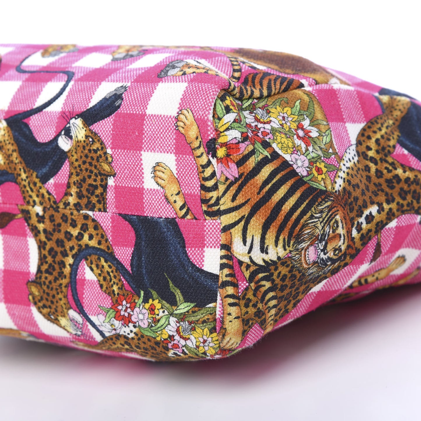 Canvas Kids Tiger Print Tote Multicolor