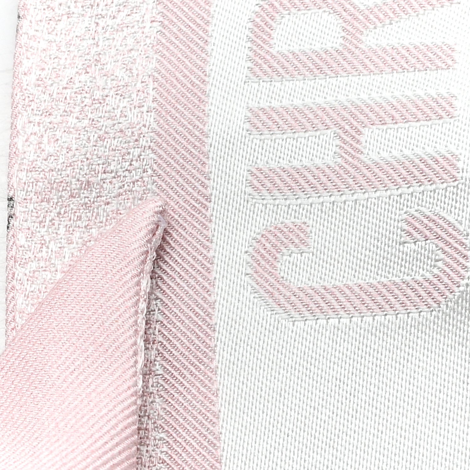 Christian Dior Silk Floral Mitzah Scarf Rose 4 of 4