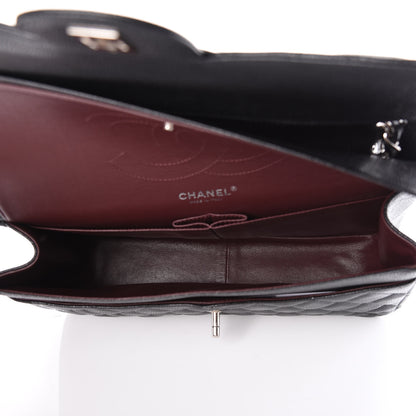Chanel Caviar Quilted Jumbo Double Flap Black 7 of 10