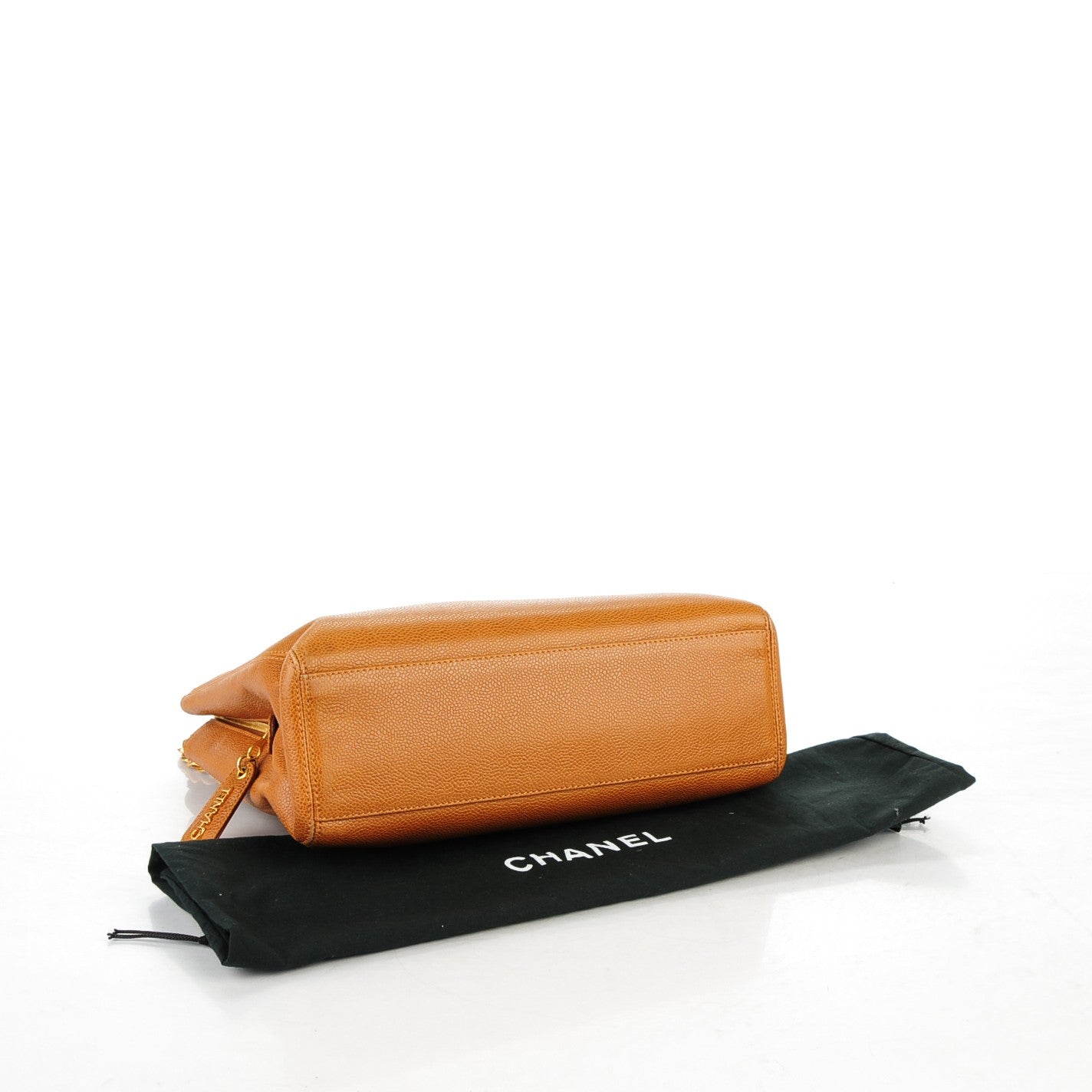 Caviar Shoulder Bag Light Brown