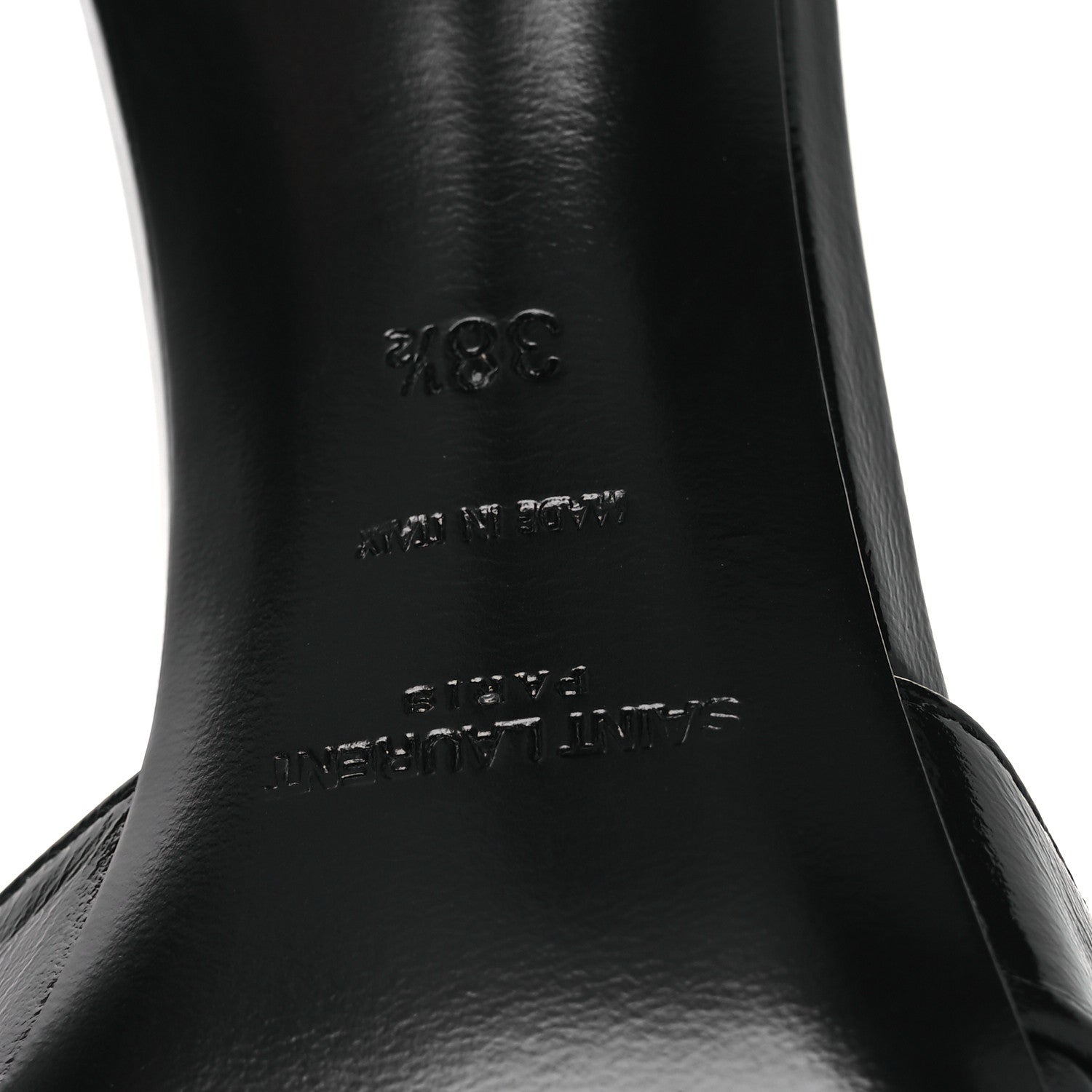 Saint Laurent Nappa Sugar Babylone 90 Mules 38.5 Black 8 of 12