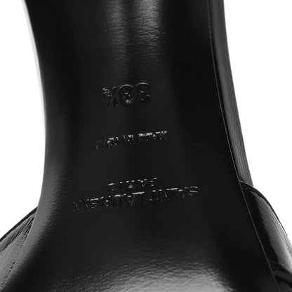 Saint Laurent Nappa Sugar Babylone 90 Mules 38.5 Black 8 of 12