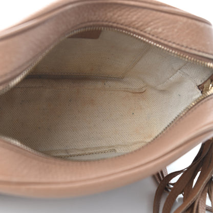Gucci Pebbled Calfskin Small Soho Disco Bag Camelia 5 of 8