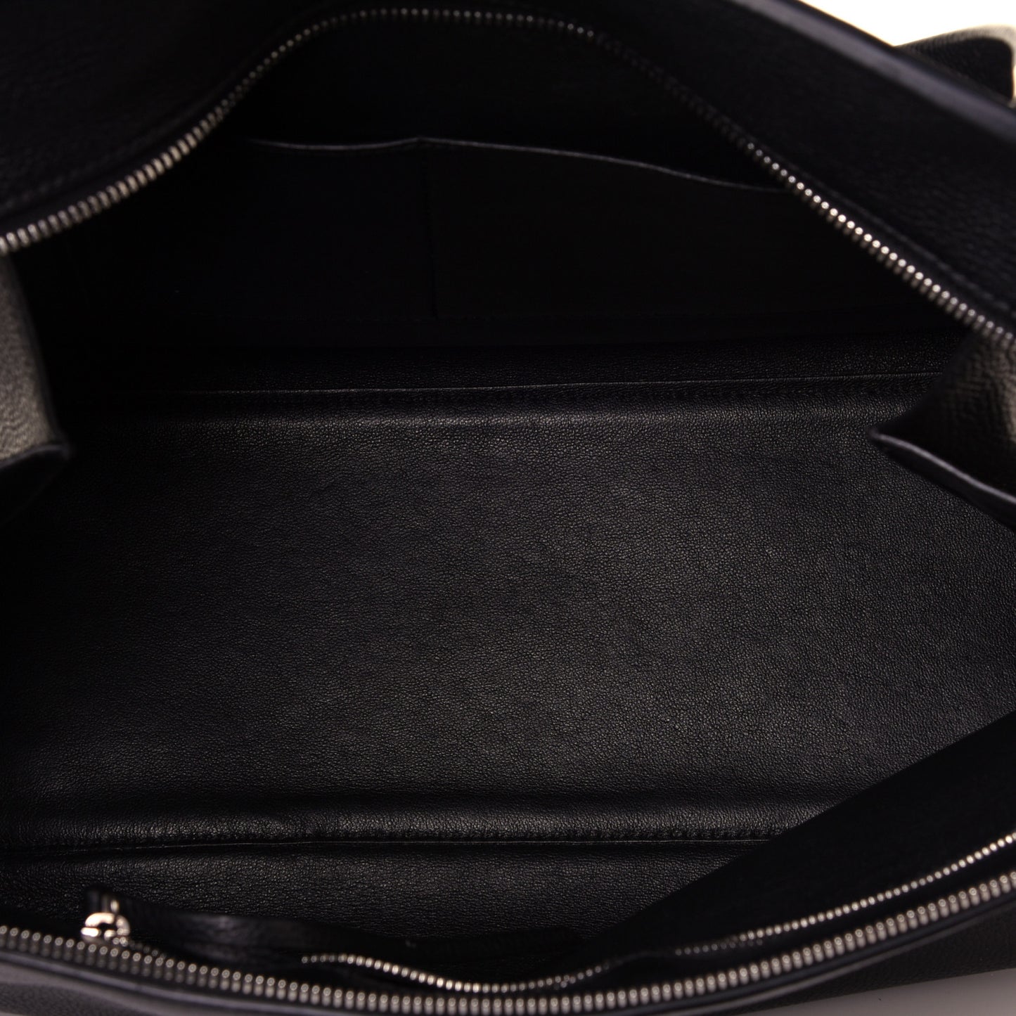 Grained Calfskin Medium Edge Shoulder Bag Black