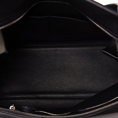 Celine Grained Calfskin Medium Edge Shoulder Bag Black 5 of 12