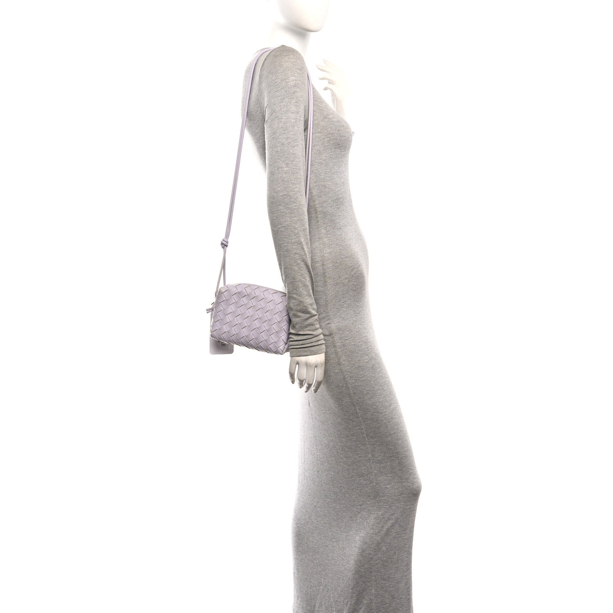 Bottega Veneta Nappa Intrecciato Mini Loop Camera Bag Oyster 2 of 9