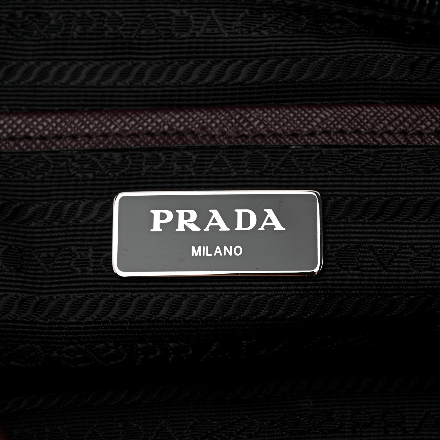 Prada Tessuto Nylon Saffiano Vela Small Backpack Bordeaux 6 of 11