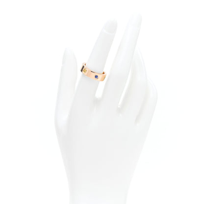 Cartier 18K Pink Gold Sapphire Garnet Amethyst 5.5mm LOVE Ring 54 6.75 2 of 5