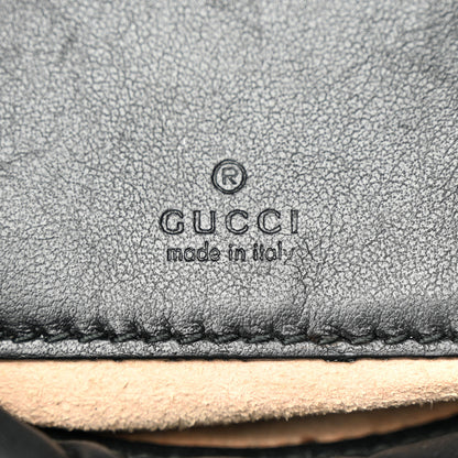 Gucci Calfskin Matelasse Mini GG Marmont 2.0 Bucket Bag Black 6 of 14