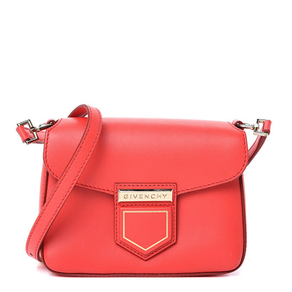 Givenchy Calfskin Mini Nobile Shoulder Bag Red 1 of 11
