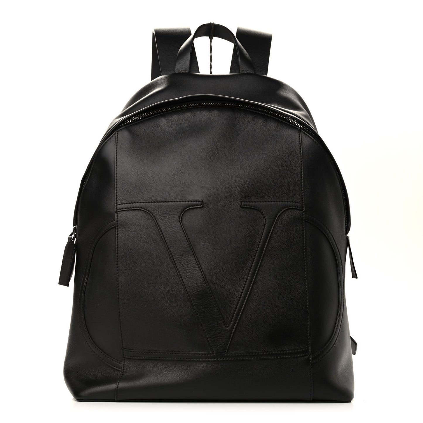 Calfskin VLOGO Backpack Black